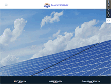 Tablet Screenshot of paawan-energy.com